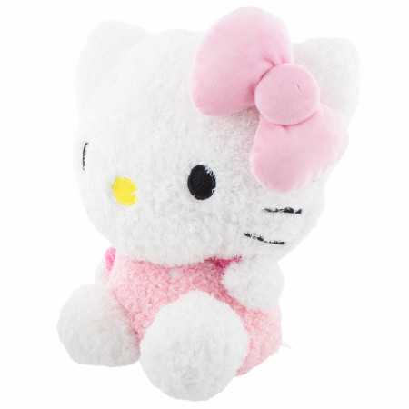 Hello Kitty Pink Bow Fuzzy Weighted Pillow Buddy